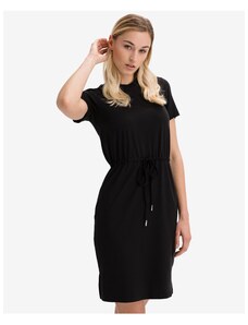 Černé dámské krátké šaty se stahováním v pase SuperDry - Dámské