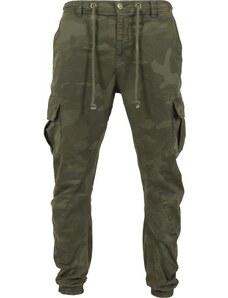 URBAN CLASSICS Camo Cargo Jogging Pants - olive camo