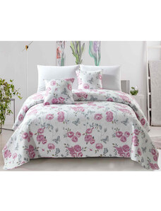 Edoti Quilted bedspread with roses Calmia A536