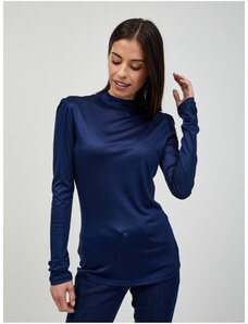 Tmavě modré tričko s dlouhým rukávem ORSAY - Dámské
