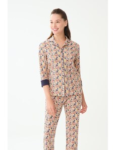 Dagi Navy Blue Pajama Top
