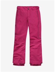 ONeill Růžové holčičí lyžařské/snowboardové kalhoty O'Neill Charm - Holky