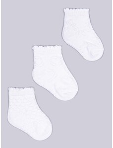 Yoclub Kids's Girls' Jacquard Socks 3-pack SKL-0006G-0100