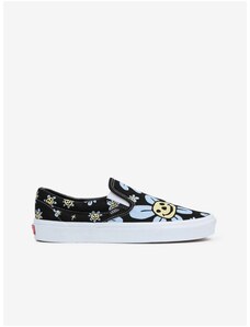 Černé dámské květované slip on tenisky VANS - Dámské