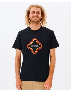 Tričko Rip Curl SURF REVIVAL VIBRATIONS TEE Black