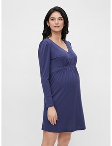 Modré těhotenské šaty Mama.licious Analia - Dámské