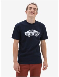 Tmavě modré pánské tričko VANS - Pánské