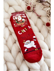 Kesi Dětské vánoční ponožky Svatý Mikuláš Cosas červeno-zelený