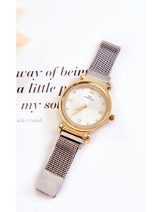Kesi Dámské hodinky Giorgio & Dario se magnetickým náramkem stříbro-zlatý