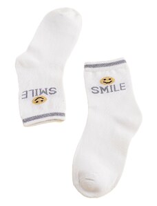 Children's socks Shelvt white Smile