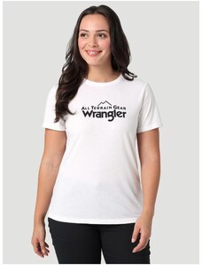 Bílé dámské tričko Wrangler - Dámské