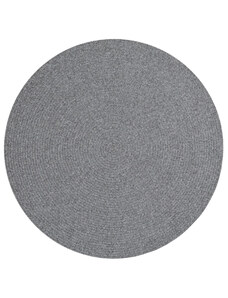 NORTHRUGS - Hanse Home koberce Kusový koberec Braided 105551 Light Grey kruh – na ven i na doma - 150x150 (průměr) kruh cm