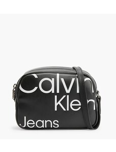 Černá dámská vzorovaná crossbody kabelka Calvin Klein Jeans - Dámské