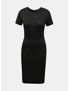 Černé dámské šaty s logem Guess Rhoda - Dámské