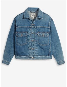 Levi's Modrá pánská džínová oversize bunda Levi's - Pánské