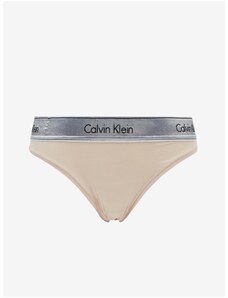 Béžové kalhotky Calvin Klein Underwear - Dámské