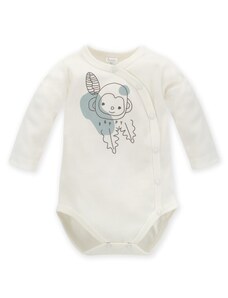 Pinokio Kids's Slow Life Longsleeve Buttoned Bodysuit