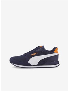 Tmavě modré dětské tenisky Puma St Runner v3 Mesh Jr - Kluci