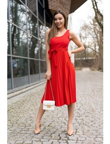 Merribel Meratin Dress D07 Red Red