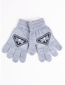 Yoclub Kids's Boys' Five-Finger Gloves RED-0233C-AA5B-002
