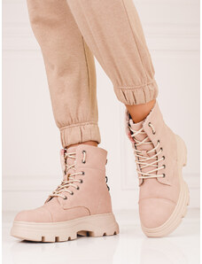 GOODIN Women's trappers on the Shelvt platform pink