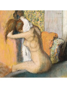 PGM 80x60 | Frau nach dem Bade ( Degas Edgar )