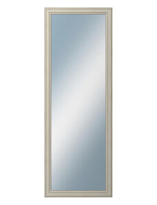 DANTIK - Zarámované zrcadlo - rozměr s rámem cca 50x140 cm z lišty STEP bílá (3018)