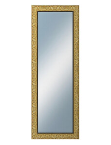 DANTIK - Zarámované zrcadlo - rozměr s rámem cca 50x140 cm z lišty PRAHA zlatá (2752)