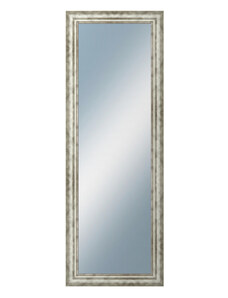 DANTIK - Zarámované zrcadlo - rozměr s rámem cca 50x140 cm z lišty TRITON široký stříbrný (2950)