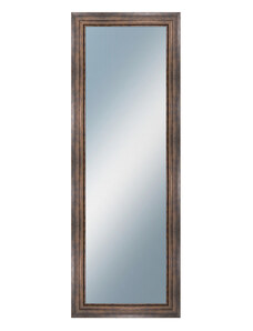 DANTIK - Zarámované zrcadlo - rozměr s rámem cca 50x140 cm z lišty TRITON široký měď antik (2951)
