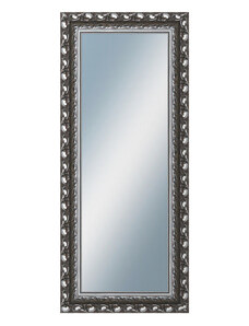 DANTIK - Zarámované zrcadlo - rozměr s rámem cca 60x140 cm z lišty ROKOKO grafitová (2884)