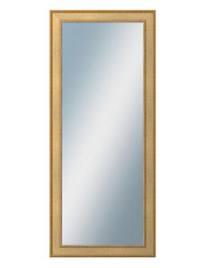 DANTIK - Zarámované zrcadlo - rozměr s rámem cca 60x140 cm z lišty TOOTH zlatá (2778)