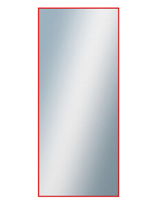 DANTIK - Zarámované zrcadlo - rozměr s rámem cca 60x140 cm z lišty Hliník červená | P01-098 (7001098)