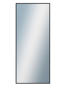 DANTIK - Zarámované zrcadlo - rozměr s rámem cca 60x140 cm z lišty Hliník černá lesklá |P269-016 (7269016)