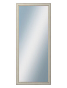 DANTIK - Zarámované zrcadlo - rozměr s rámem cca 60x140 cm z lišty STEP bílá (3018)