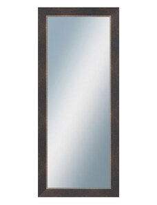 DANTIK - Zarámované zrcadlo - rozměr s rámem cca 60x140 cm z lišty TOMAS černá velká (3031)