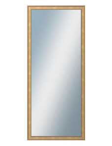 DANTIK - Zarámované zrcadlo - rozměr s rámem cca 60x140 cm z lišty TOOTH malá zlatá (3161)
