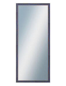 DANTIK - Zarámované zrcadlo - rozměr s rámem cca 60x140 cm z lišty LYON modrá (2668)
