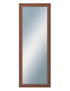 DANTIK - Zarámované zrcadlo - rozměr s rámem cca 60x160 cm z lišty ANGLIE hnědá (561)