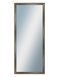 DANTIK - Zarámované zrcadlo - rozměr s rámem cca 60x140 cm z lišty NEVIS zelená (3054)