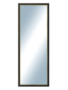 DANTIK - Zarámované zrcadlo - rozměr s rámem cca 60x160 cm z lišty Anversa černá AU (3149)
