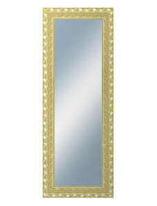 DANTIK - Zarámované zrcadlo - rozměr s rámem cca 60x160 cm z lišty ROKOKO zlatá házená (2882)