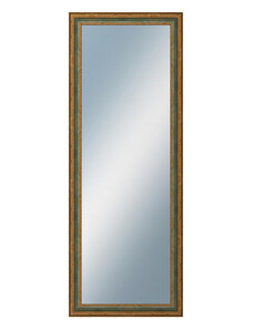 DANTIK - Zarámované zrcadlo - rozměr s rámem cca 60x160 cm z lišty HRAD zelená (3005)