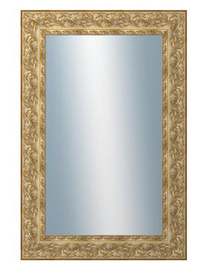 DANTIK - Zarámované zrcadlo - rozměr s rámem cca 80x120 cm z lišty KŘÍDLO zdobné zlaté (2890)