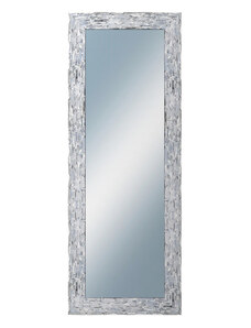 DANTIK - Zarámované zrcadlo - rozměr s rámem cca 60x160 cm z lišty Travertino stříbrné (2893)