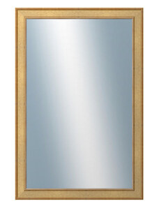 DANTIK - Zarámované zrcadlo - rozměr s rámem cca 80x120 cm z lišty TOOTH zlatá (2778)