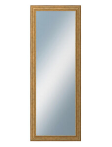 DANTIK - Zarámované zrcadlo - rozměr s rámem cca 60x160 cm z lišty HRAD zlatá patina (2822)