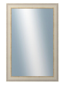 DANTIK - Zarámované zrcadlo - rozměr s rámem cca 80x120 cm z lišty GREECE bílá (2639)