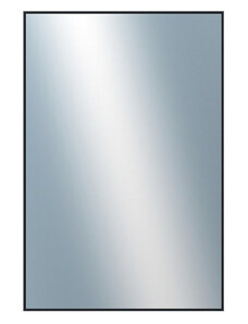 DANTIK - Zarámované zrcadlo - rozměr s rámem cca 80x120 cm z lišty Hliník černá | P02-021 (7002021)