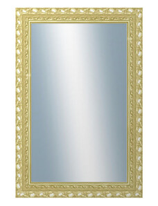 DANTIK - Zarámované zrcadlo - rozměr s rámem cca 80x120 cm z lišty ROKOKO zlatá házená (2882)